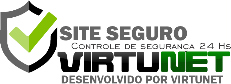 Selo de Segurança VirtuNet - Site protegido e desenvolvido por VirtuNet